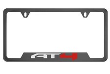 Black Chrome License Plate Frame For At4