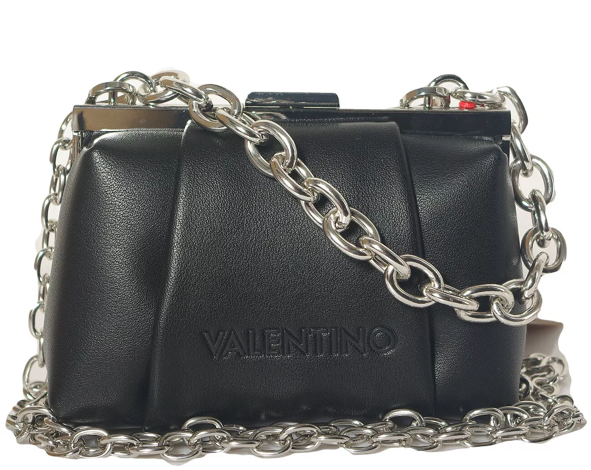 Valentino bags MINI bag nero borse a spalla VBS6NN02 Cerniera 14,5 x 9 x 6  cm