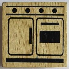 Dollhouse Wooden Oven / Stove