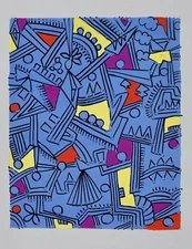 Atelier testemale - Painting Original - Gouache - Project Fabric 327