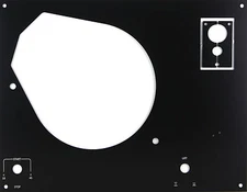 Face Plate Black for Thorens TD Series 145 to 166 Turntable