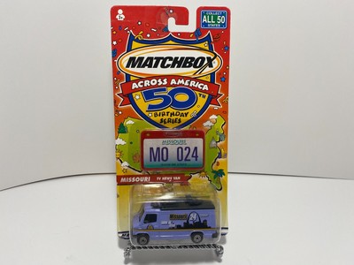 MATCHBOX Across America 50th Birthday Series Missouri : TV News Van 2001