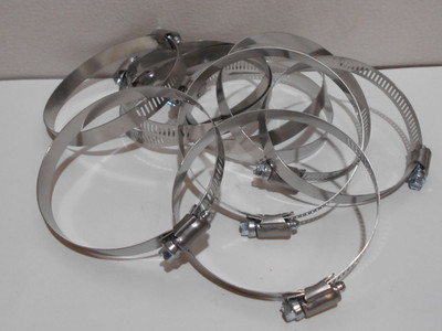 Lot of 5 New Ideal / Tridon Hose Clamps 2-1/2 in. To 3-3/8 in.