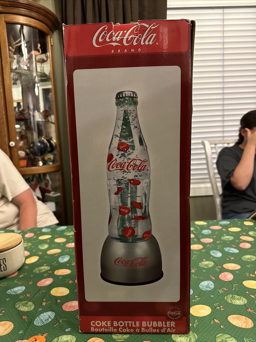 Coca Cola Coke Bottle Caps Bubbler Lava Type Lamp Light 21