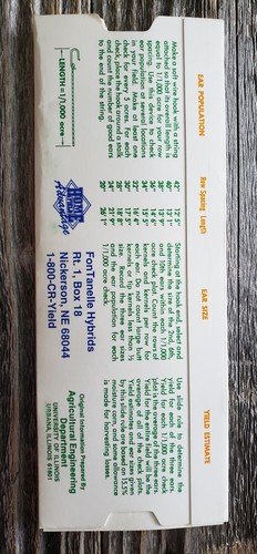 Vintage Advertising Corn Yield Calculator, Fontainebleau Hybrids Agricultura - Picture 2 of 2