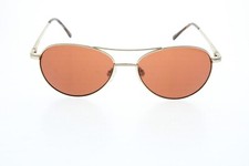VTG BLUBLOCKER 1267 METAL AVIATOR TORTOISE SUNGLASSES ORANGE LENSES