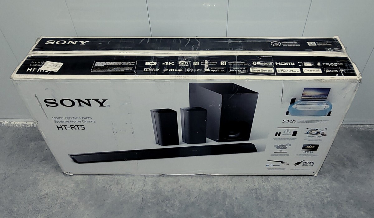 Sony HT-RT5 Soundbar Home Theater System + Wireless Rear Sony HT-RT5 Soundbar Home Theater System + Wireless Rear