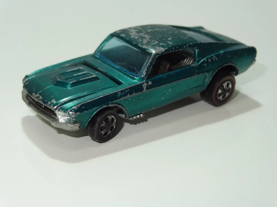 Hot wheels Redline CUSTOM FORD MUSTANG - AQUA (386) - Image 2 of 4