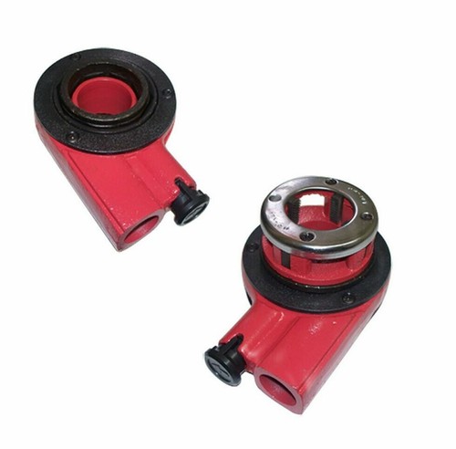 Ratchet Pipe Threader Kit Set With 3 Dies 1-1/4 to 2 inch and Storage Case - Picture 6 of 7