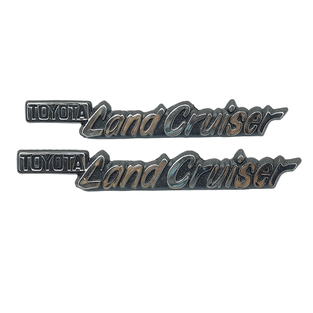 Fits Toyota Land Cruiser FJ40 FJ43 Side Emblems Logo Set - Foto 3