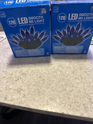 Led Smooth M5 Light 120 Blue Color 2 Boxes