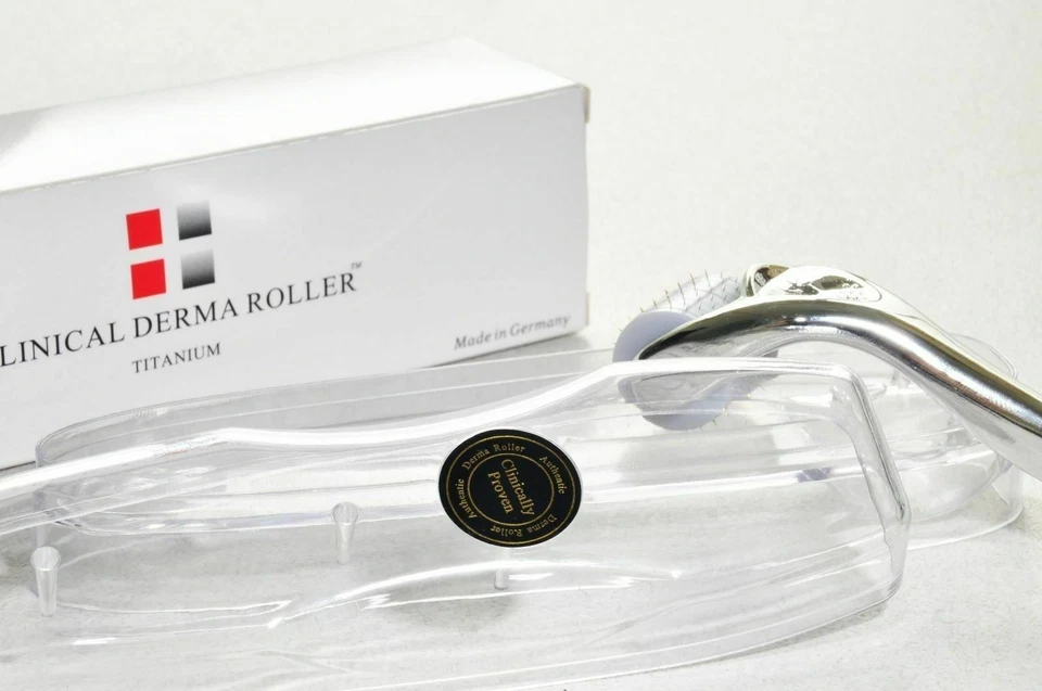 Derma roller micro roller 钛合金套件 脱发 胡须疤 1.0 1.5 mm 胡须用 — 第 2/4 张图片