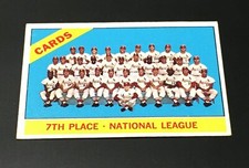 1966 TOPPS #379 ST. LOUIS CARDINALS TEAM EX