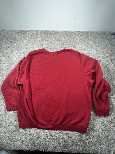 Everlast Sport Sweater Mens XXL Red Long Sleeve Shirt Crew Neck Adult - Picture 8 of 9