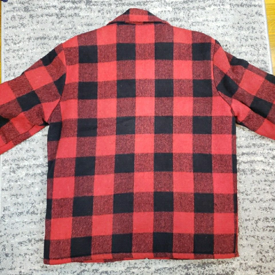 70s WEATHERGUARD by SHANE　バッファローチェックusa製 Vintage 1970s Buffalo Plaid Weatherguard by Shane Flannel
