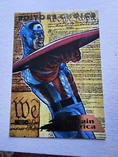 1998 Marvel MCC 98 Editors Choice Insert Captain America  #3 of 12