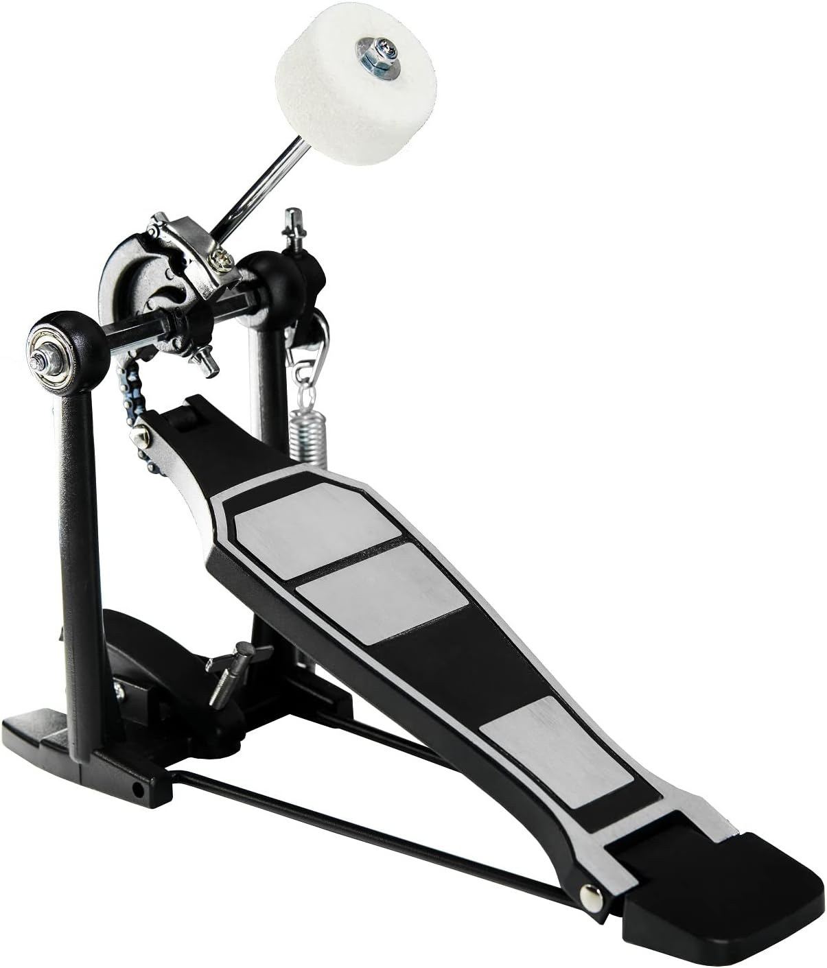 Bass Drum Pedals, Chain Drive Kick Drum Pedal, Heavy Duty Single Drum Pedal Drum