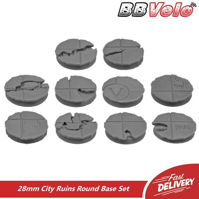 28 mm Runde Basen Set Miniaturmodelle Wargaming Warhammer 40K AoS Spiele Workshop