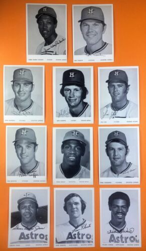 LOT of 11 - 1973-1975 Houston Astros Post Cards J.R. Richard + 11x