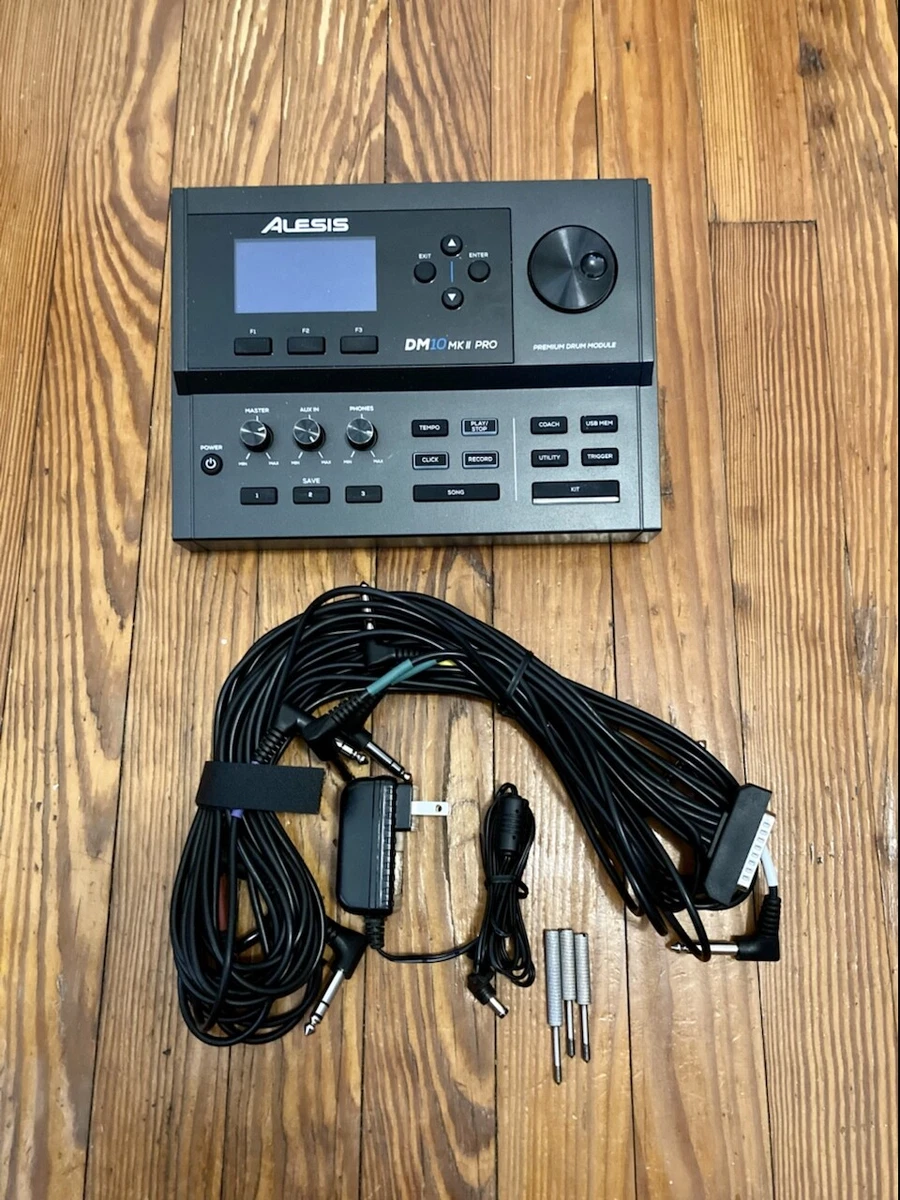 Alesis DM10 MKII Pro Drum Module w Snake Cable Used Brain E Drums