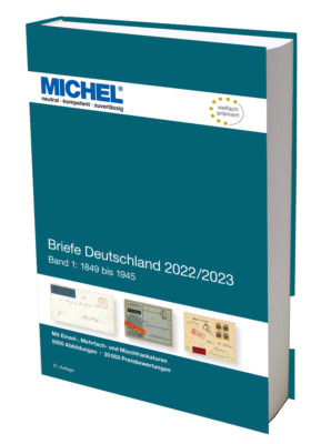 MICHEL Briefmarken Katalog Briefe Deutschland 2022/2023   Band 1: 1849 1945 Neu