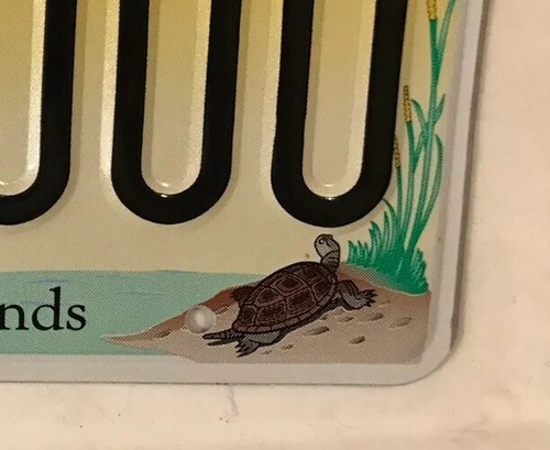 WILDLIFE MEADOWLANDS GREAT EGRET license plate Terrapin Turtle Heron Marshland - Picture 7 of 12