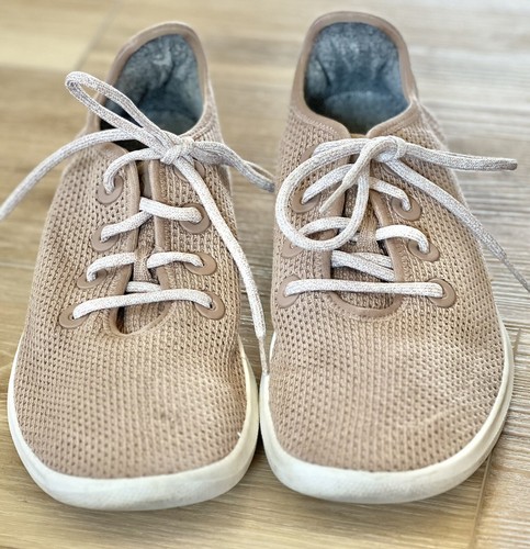 Allbirds Lace Up Washable Sneakers Beige Tan Brown Casual Comfort Men’s Size 9 - 第 4/11 張圖片