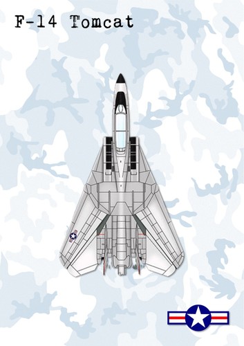 Air Force Fighter Jet 4er Set Drucke Bilder Wandkunst Poster - Bild 2 von 5
