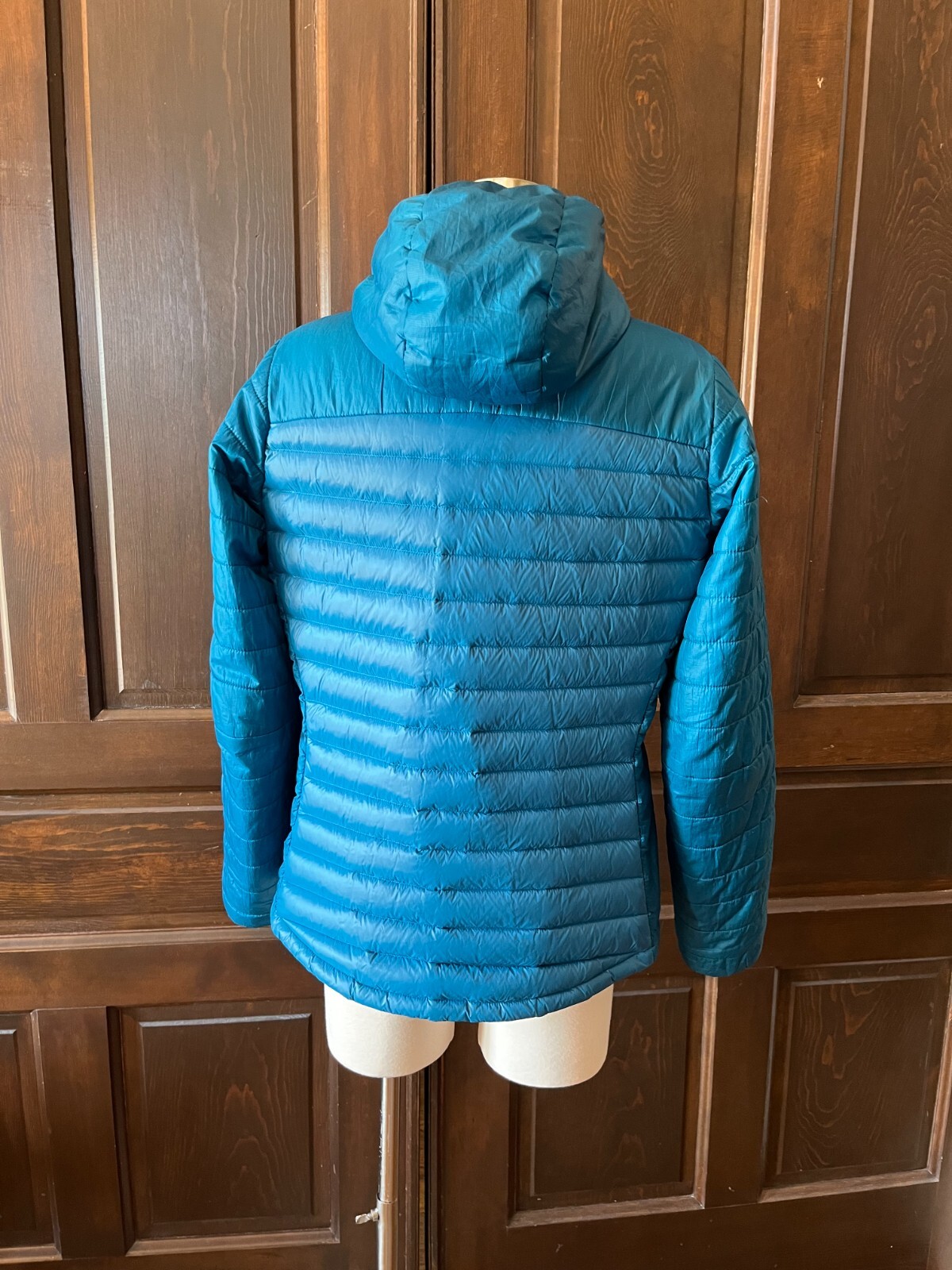Decathlon Quechua Down Puffer Jacket Teal Women's M H… Gem