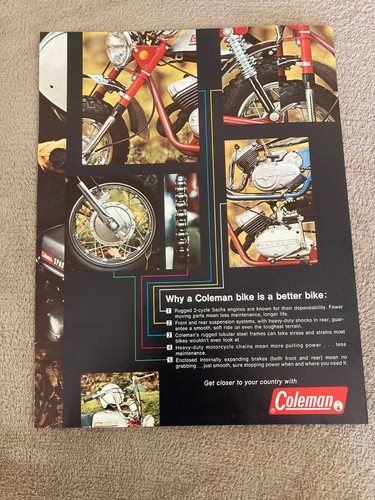 ★★1971 ~ 1972 ? Coleman 2.49 And 5.30 Mini Bike Brochure★★ - Picture 4 of 5