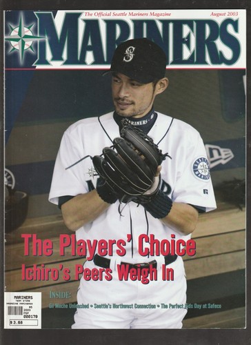 Ichiro Suzuki August 2003 Mariners Magazin Band 14 Nummer 5