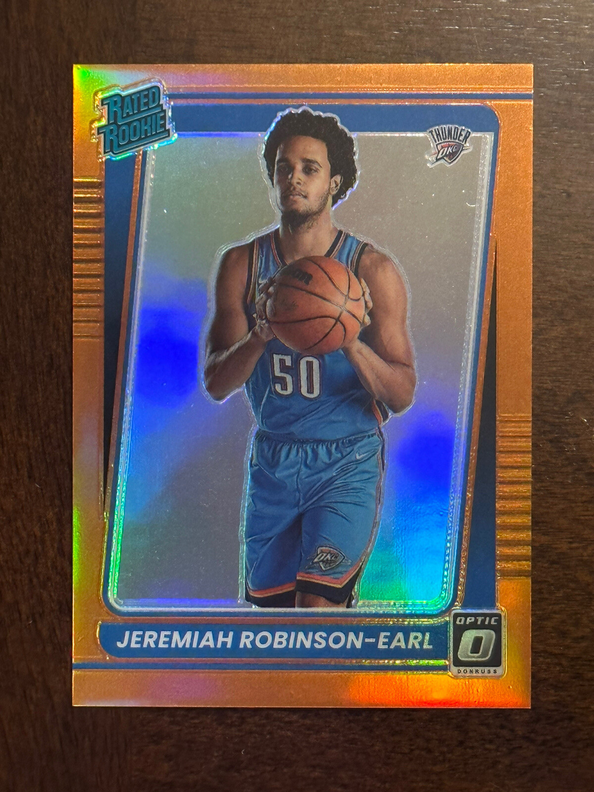 JEREMIAH ROBINSON-EARL 2021-22 Donruss Optic Orange Rated Rookie SP d/199 #170