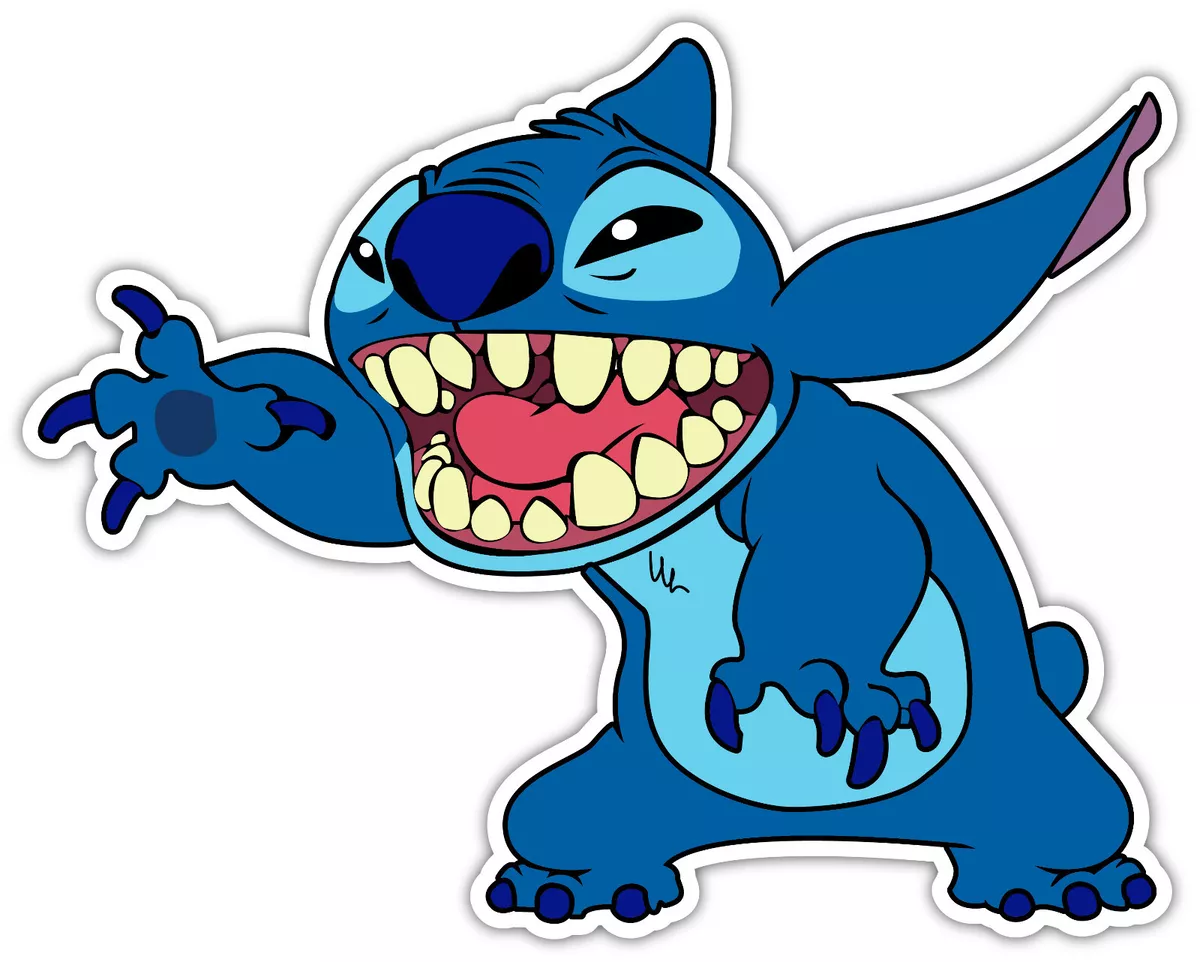 LILO & STITCH BOO 3M STICKER DECAL CAR VAN TRUCK WALL HELMET CARTOON