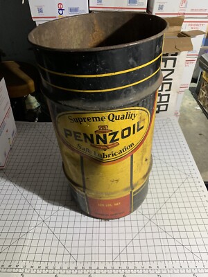 ビンテージ PENNZ OIL オイルドラム缶 61L PENNZOIL ビンテージ