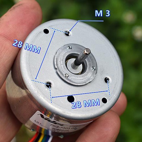 12V / 24V Bürstenlos Nidec DC Motor mit Vorwärts und Rückwärtsantrieb mit Bremse - 第 5/10 張圖片