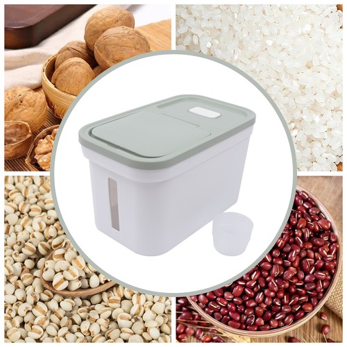 10kg Moisture-proof Rice Flour Container Airtight Food Storage Bucke w/Cup NEW