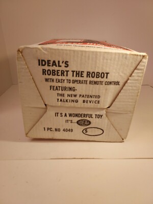 前期型 Robert the Robot 1950年代 ロボット 箱付き USA 1950s IDEALS ROBERT THE ROBOT NO. 4049 WITH ORIGINAL BOX