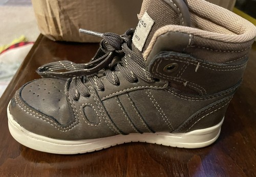 Levi Strauss Toddler Shoes Laceup Boot Style Size 10 Child High Top Sneakers Brn - Picture 5 of 12