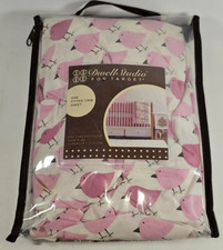 New Dwell Studio Fitted Crib Sheet Pink Birds 28" x 52" 100 Cotton Target