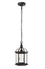 NEW HAMPTON BAY Wickford 1-Light Outdoor Pendant Light Fixture W/ Beveled Glass