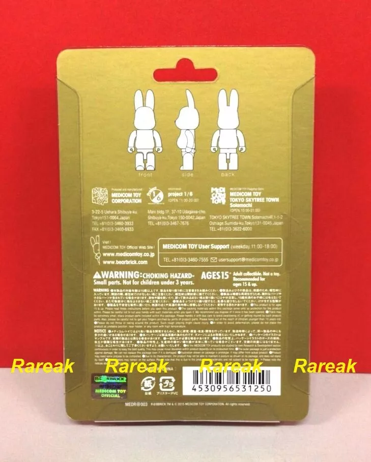 Medicom bearbrick Rabbrick Chrome Gold 100% R@bbrick Be@rbrick Medicom bearbrick Rabbrick Chrome Gold 100% R@bbrick Be@rbrick