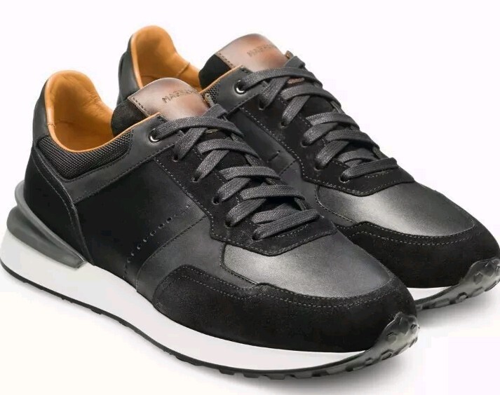 MAGNANNI　ブラックレザーシューズ　US13/約31cm MAGNANNI ブラックレザーシューズ US13/約31cm