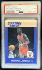 1988 Kenner Starting Lineup Cards Michael Jordan #3538108010 Bulls PSA 7