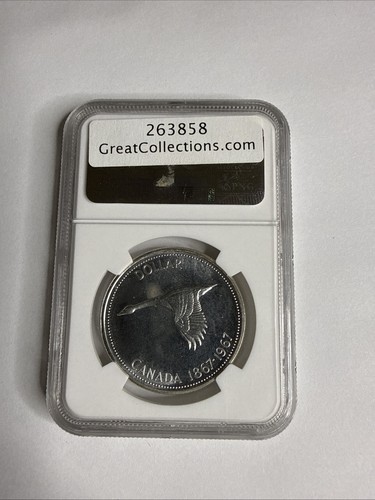 1967 Canada $1 Goose Dollar Silver Graded NGC PL 66 | Great Coin * A10 - Picture 2 of 4