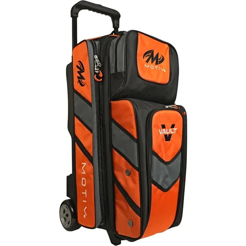 Motiv Vault Tangerine 3 Ball Roller Bowling Bag
