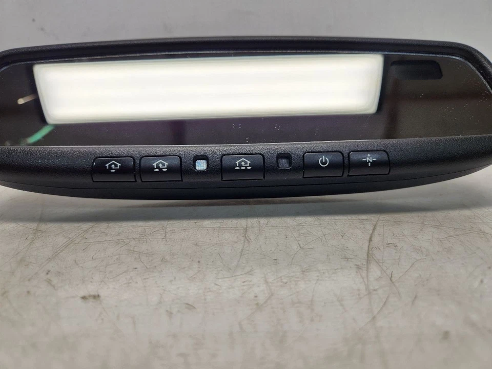 Espejo retrovisor interior Nissan Pathfinder 2013-17 con brújula sin navegación Foto 3 de 4