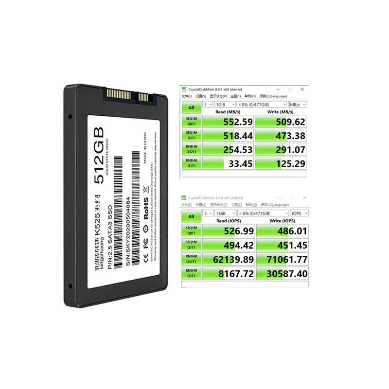 SSD Sata3 2.5 Solid State Hard Disk 2TB 1TB SSD to 550MB/s for Laptop Desktop - Image 2 of 4