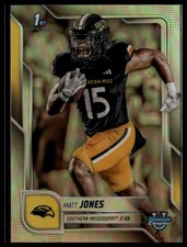 Matt Jones #101 2025 Bowman University Chrome Refractor 8413