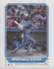 1982 O-Pee-Chee Poster Inserts Rodney Scott #14 0au4