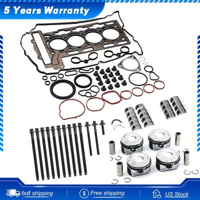N12 N16 Engine Rebuild Pistons Kit CR 11:1 For Mini Cooper R55 R56 R57 R60 1.6T